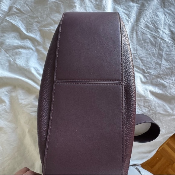 Love & Lore Large Hobo Shoulder Bag – Plum Burgundy Vegan Leathe - Picture 6 of 9